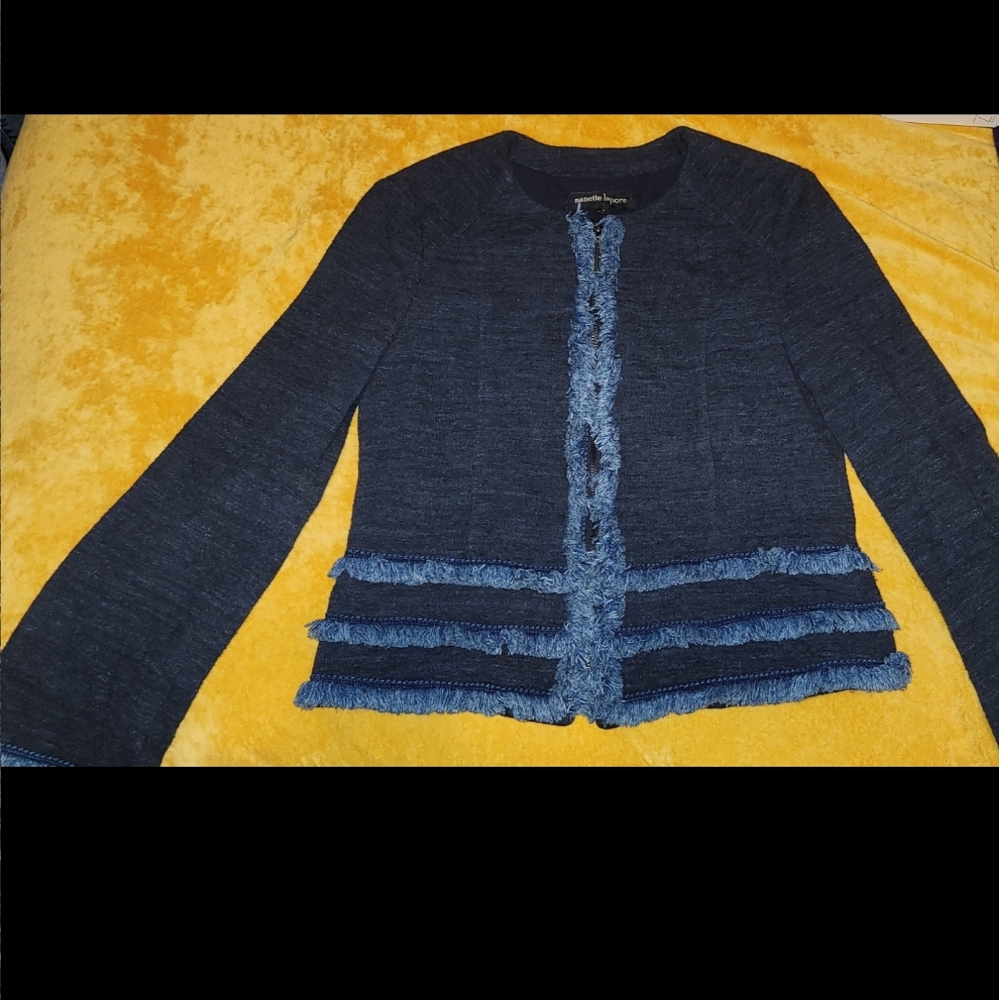 Nanette Lepore fringe jacket